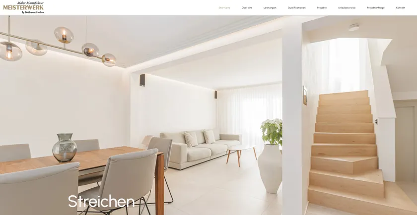 Meisterwerk LB Website Screenshot